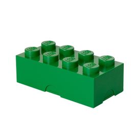 LEGO LUNCH - box na desiatu 100 x 200 x 75 mm - tmavo zelená