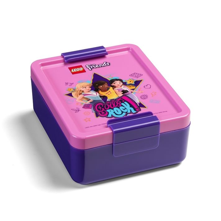 LEGO LUNCH - Friends Girls Rock box na desiatu - fialová