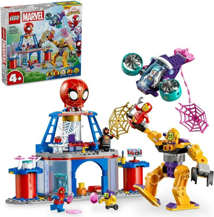 LEGO - Marvel 10794 Pavúčia základňa Spideyho tímu