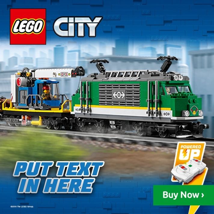 LEGO - Nákladný vlak