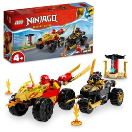 LEGO - NINJAGO 71789 Kai a Ras v súboji auta s motorkou