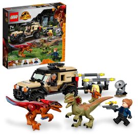 LEGO - Preprava pyroraptora a dilophosaura
