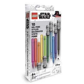 LEGO STATIONERY - Star Wars sada gélových pier, svetelný meč - 10 ks