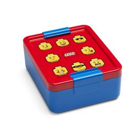 LEGO STORAGE - ICONIC Classic box na desiatu - červená-modrá