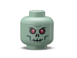 LEGO STORAGE - úložná hlava (mini) - zelený kostlivec