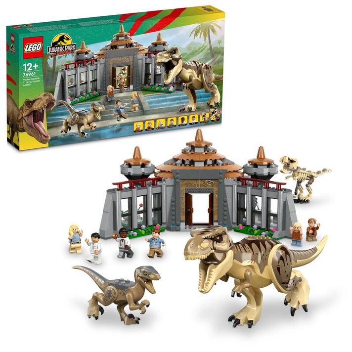 LEGO - Stredisko pre návštevníkov: útok T-rexa a raptora