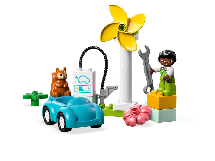 LEGO - Veterná turbína a elektromobil