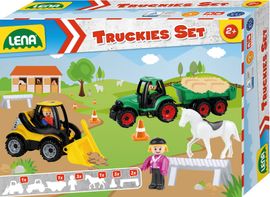 LENA - Truckies Set farma, okrasný kartón