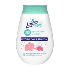 LINTEO - Detské umývacie mlieko a šampón Baby s nechtíkom lekárskym