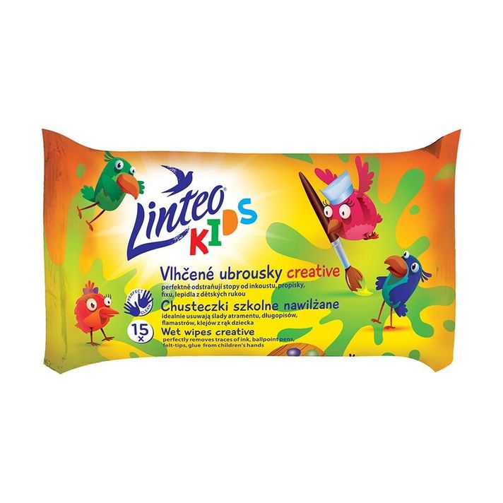 LINTEO - Detské vlhčené obrúsky Baby Kids 15ks