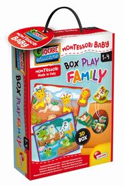 LISCIANIGIOCH - Montessori Baby Box Play Family - Vkladačka Mláďatá