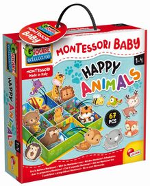 LISCIANIGIOCH - Montessori Baby Krabička - Zvíeratká