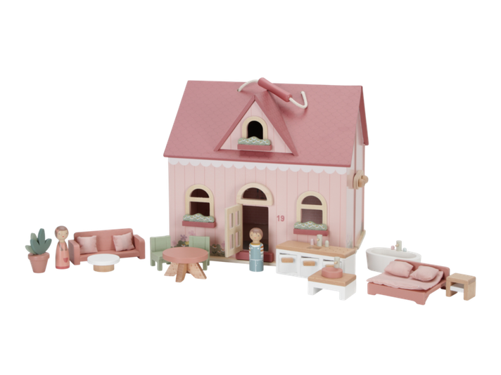 LITTLE DUTCH - Domček pre bábiky drevený prenosný