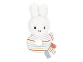 LITTLE DUTCH - Hrkálka králiček Miffy Vintage Prúžky