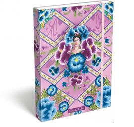 LIZZY CARD - Box na zošity A4 Frida Kahlo, Fialová