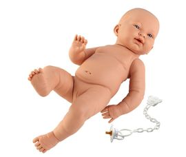 LLORENS - 45002 NEW BORN DIEVČATKO- realistické bábätko s celovinylovým telom