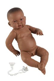 LLORENS - 45003 NEW BORN CHLAPČEK - realistické bábätko s celovinylovým telom