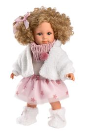 LLORENS - 53542 ELENA - realistická bábika s mäkkým látkovým telom - 35 cm