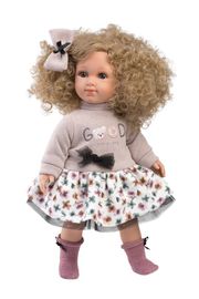 LLORENS - 53549 ELENA - realistická bábika s mäkkým látkovým telom - 35 cm