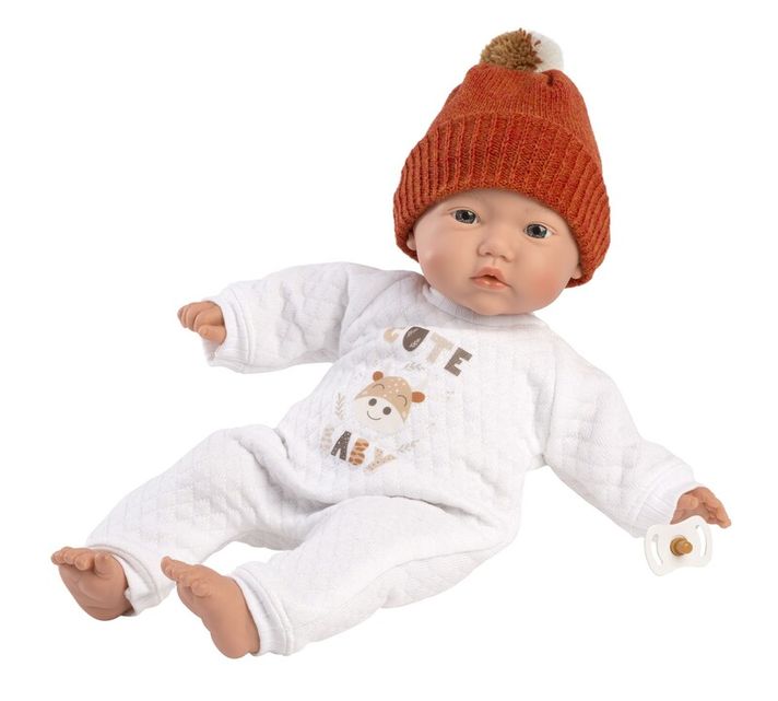 LLORENS - 63304 LITTLE BABY - realistická bábika bábätko s mäkkým látkovým telom - 32 cm