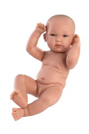 LLORENS - 63501 NEW BORN CHLAPČEK - realistické bábätko s celovinylovým telom - 35 cm