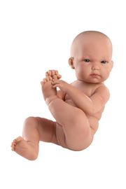 LLORENS - 63502 NEW BORN DIEVČATKO- realistické bábätko s celovinylovým telom - 35 cm