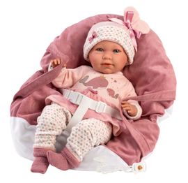 LLORENS - 74014 NEW BORN - realistická bábika bábätko so zvukmi a mäkkým látkovým telom - 42