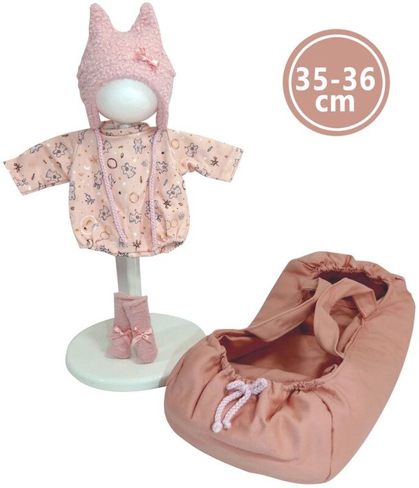 LLORENS - M635-72 oblečenie pre bábiku bábätko NEW BORN veľkosti 35-36 cm