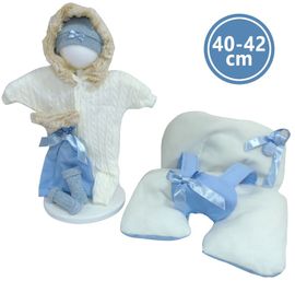 LLORENS - M740-77 oblečok pre bábiku bábätko NEW BORN veľkosti 40-42 cm