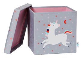 LOVE IT STORE IT - Box na hračky / stolička, Happy Kids - Unicorn