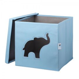LOVE IT STORE IT - Úložný box na hračky s krytom a okienkom - slon