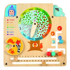 LUCY & LEO - 322 Kalendár prírody - drevená náučná hracia doska