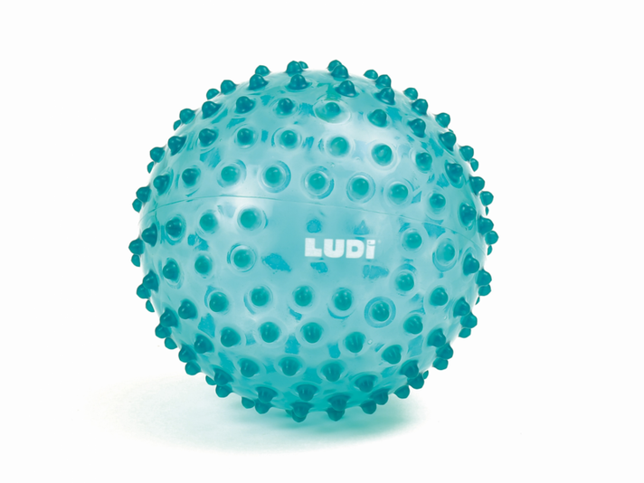 LUDI - Senzorická loptička modrá