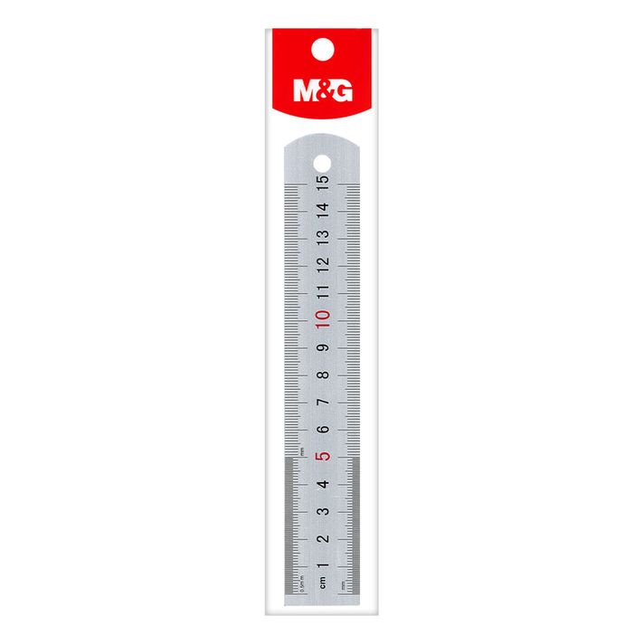 M&G - Pravítko M&G 15 cm, hliníkové