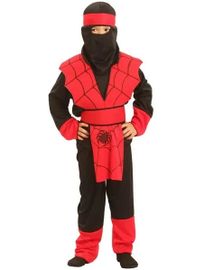 MADE - Karnevalový kostým - Ninja pavúk, 110-120 cm