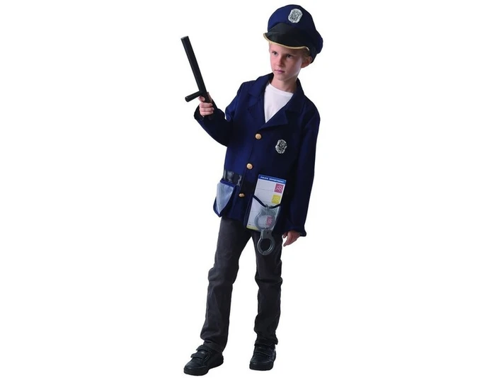 MADE - Karnevalový kostým - policajt, 120 - 130 cm