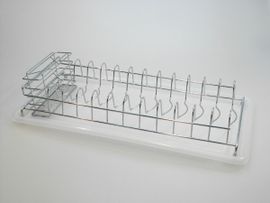 MAKRO - Odkvapávač na riad s podnosom, 9 x 25 x 50 cm