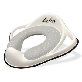 MALTEX - Redukcia na WC s úchytmi mäkká Lulu biela