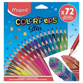 MAPED - Farebné ceruzky trojboké Color'Peps 72 farieb