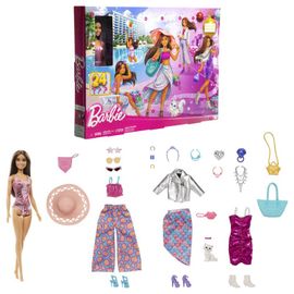 MATTEL - Barbie módný adventný kalendár 2023