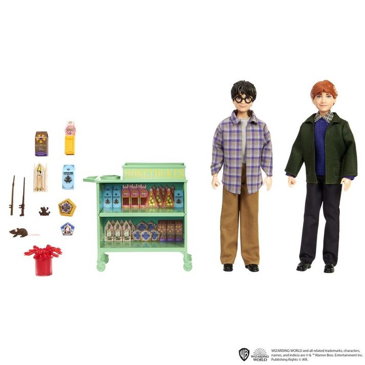 MATTEL - Harry Potter bábiky Harry a Ron na ceste expresom do rokfortu