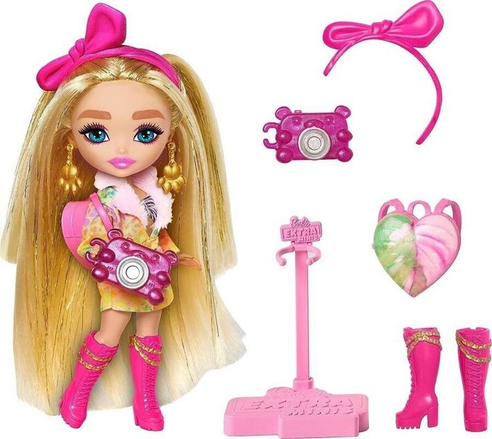 MATTEL -  Mattel Barbie Extra minis blondínka v safari oblečku