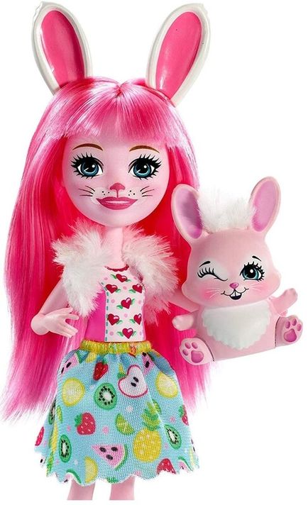 MATTEL -  Mattel Enchantimals bábika so zvieratkom (Bree Zajacová a Twist)