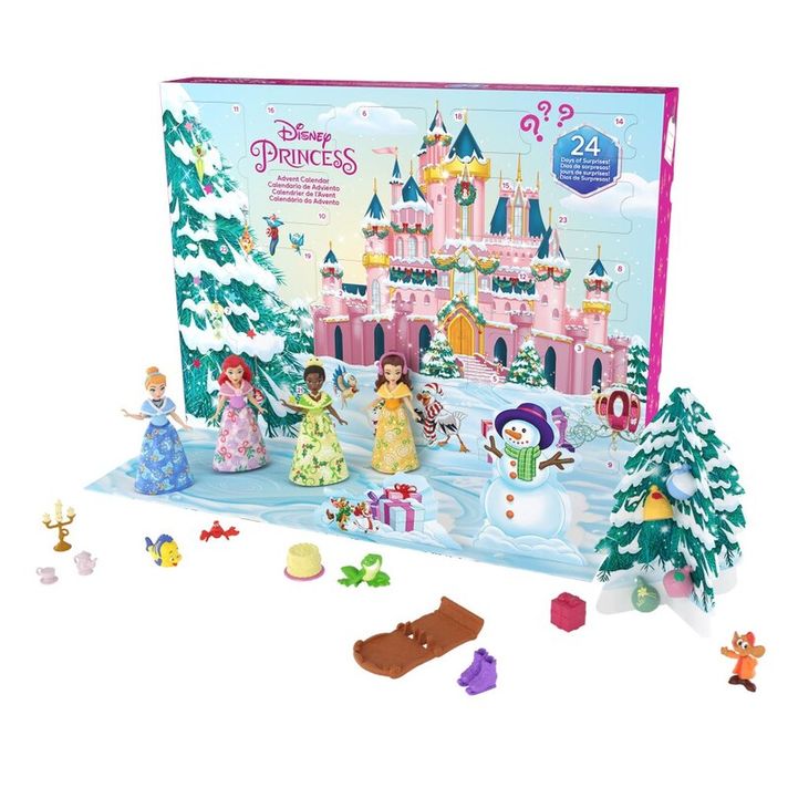 MATTEL - Princess adventný kalendár s malými bábikami 2023