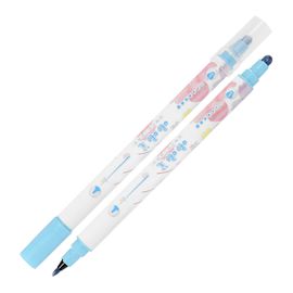 M&G - Obojstranný popisovač v pere Sakura - Pastel, svetlo-modrý