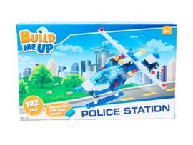 MIKRO TRADING - BuildMeUp stavebnica - Police station 122ks v krabičke
