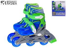 MIKRO TRADING - Street Rider kolieskové korčule modro-zelené veľ. 30-33 v krabičke