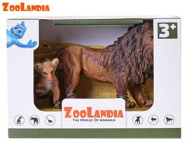 MIKRO TRADING - Zoolandia lev s mláďaťom 8,5-13cm v krabičke