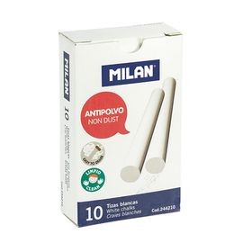 MILAN - Krieda guľatá biela bezprašná 10 ks