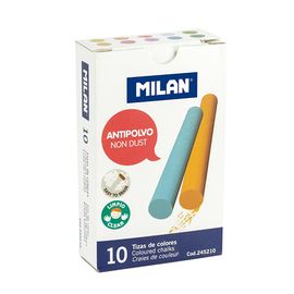 MILAN - Krieda guľatá farebná bezprašná 10 ks